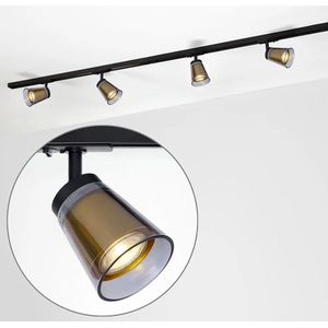 Modern 1-fase railsysteem van 1,5 meter plafondlamp - Jula goud