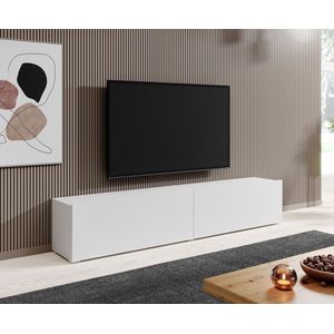 Meubella - TV-Meubel Asilento - Mat wit - 180 cm