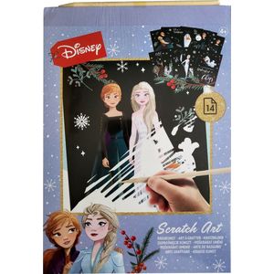 Disney Frozen - Kraskaarten - Knutselen - Kerst - Creatief - Kerstkaart - scratch art - prinsessen - kleuren - Anna en Elsa - kado - cadeau - verjaardag