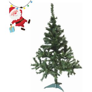 Kunstkerstboom - 50 cm - Stevige kerstboom - inclusief voetstuk - Snel opgezet - Christmas Gifts - Kerstcadeau - Dennenboom - Kleine kunstkerstboom - Groen