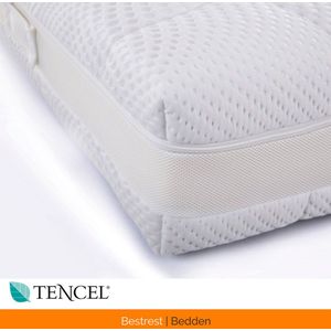 Tencel Pocketveer matras Latex 3000 – ca. 25cm dik - 110x200cm - Bestrest Bedden®