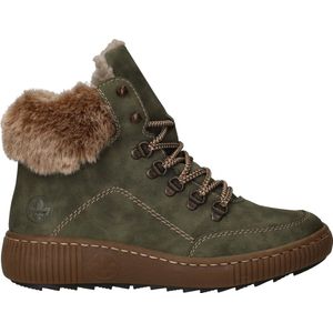 Rieker Veterboots - Dames - Groen - Maat 39