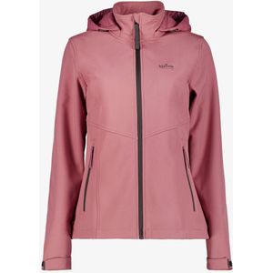 Kjelvik dames outdoor softshell jas roze - Maat S