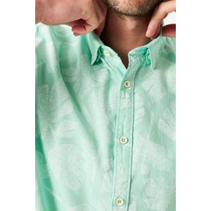 GARCIA Heren Overhemd Groen - Maat XXXL