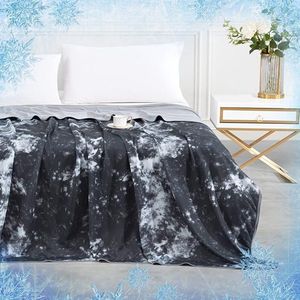 S&Dshopline® Arc-Chill 3.0 Q-Max Koeldeken, 2-in-1, zelfkoelende deken, Japanse Arc-Chill 3.0 Q-Max > 0,5 licht zomerdeken, dubbelzijdig, absorbeert lichaamswarmte, verkoelende deken voor bed en bank - Maat: 220 x 200 cm
