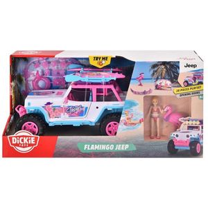 DICKIE Playlife 22cm Jeep Pink Drivez Flamingo auto
