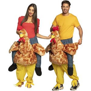 Boland - Kostuum Funny rooster (one size) - Volwassenen - Vogel - Dieren