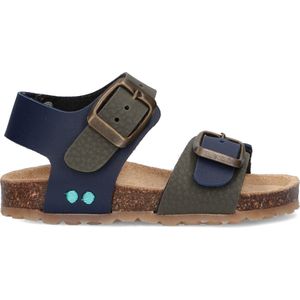 BunniesJR Bonny Beach Jongens Sandalen - Groen/Blauw - Imitatieleer - Gesp