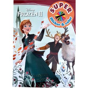 Disney Frozen - kleurblok met stickers - Kleurboek - Kerst - Kleuren - Creatief