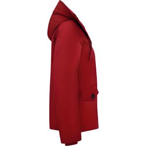 Winterjas Getailleerd Dames met Capuchon - 503 - Rood