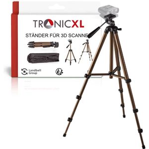 TronicXL Tripod 1,34m - statief voor 3D-scanner, O.a geschikt voor Creality CR-Scan 01 geschikt voor Revopoint pop 2 - houders standaard