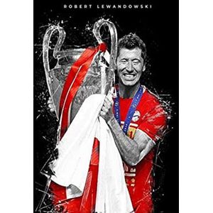 Canvas Robert Lewandowski Topscorer - Prof Voetballer - Kleur - 50x70 cm