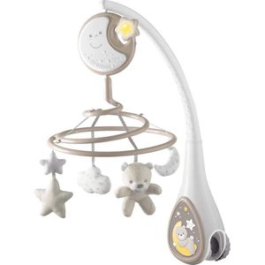 Baby mobiel met muziek - Next2Dreams Boxmobiel voor Baby - Muziek en Ontspannende Geluiden - Inclusief Nachtlampje - Beige standaard. baby mobiel met muziek