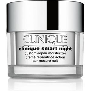 Clinique Smart Night Custom-Repair Moisturizer Gemengde Vette/Vette Huid - 50 ml - gezichtsverzorging voor de gemende vette tot vette huid