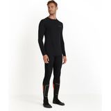 FALKE Wool-Tech Longsleeve warmend, anti zweet functioneel ondergoed Baselayer-Shirt heren zwart - Maat S