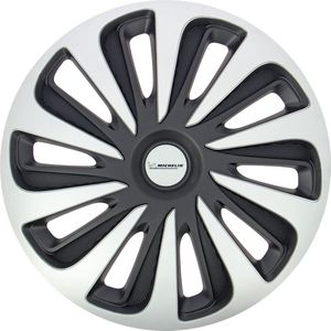 Michelin Wieldoppen 16 inch - zilver/zwart - nvs