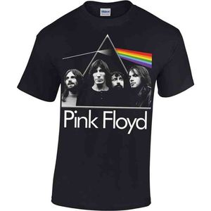 Pink Floyd Heren Tshirt -XXL- The Dark Side Of The Moon Band Zwart