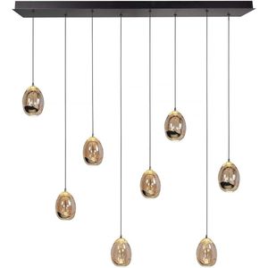 Highlight hanglamp Golden Egg balk 8L 115 cm - goud