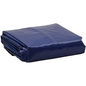 vidaXL Dekzeil - 650 g/m² - 5x7 m - Blauw Canvas Dekzeil - Regenhoes - Watersdicht - Zonwerend - Vuil Bestendig