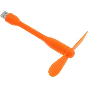 Laptop Ventilator - Oranje - USB Ventilator Flexibel - USB Fan - Computer Ventilator - USB Ventilator Auto - USB Ventilator voor Laptop