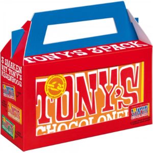 Tony's Chocolonely Chocolade Geschenkdoos - Repen in Vaderdag Cadeau Verpakking - 3 x 180 gram Geschenkset voor Man en Vrouw