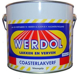 Werdol - Coasterlak - Hoogglans - Havanna Bruin - 2 l
