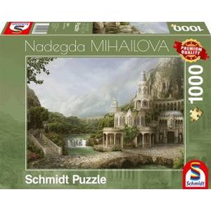 Schmidt puzzel Paleis in de bergen - 1000 stukjes - 12+