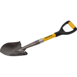 Micro schep 690 mm - Perfect voor graven en schoppen in kleine ruimtes - Ergononomische grip en koolstofstaal lemmet