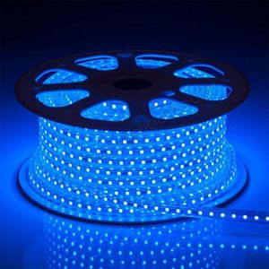 LED Strip 230V - Blauw - 1 meter - IP66