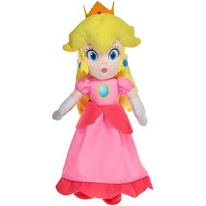 Peach – Super Mario Pluche Knuffel 38 cm {Nintendo Plush Toy | Speelgoed knuffelpop voor kinderen jongens meisjes | Mario, Luigi, Toad, Donkey Kong, Yoshi, Bowser, Peach}