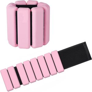 2 STUKS Verstelbare Pols Gewichten Enkelgewichten Set voor Oefening Wandelen Joggen Yoga Aerobics Pilates Gewichtdragende Armband Fitness Polsband