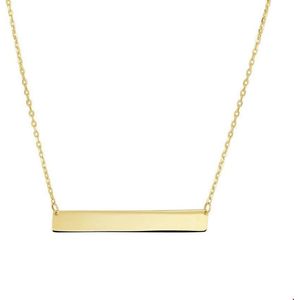 Geelgouden Graveercollier 1 4020097