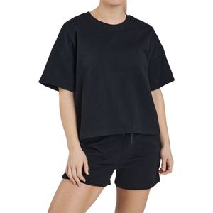 Pieces - Loungewear Top - Summer 2/4 wijde top - XXL - Zwart