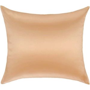 100% Zijden kussensloop Goud - 22MM Glossy - 45x65cm (voor o.a. traagschuim kussens 60x40cm) - 45x65cm (voor o.a. traagschuim kussens 60x40cm)