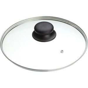 KitchenCraft MasterClass Vervangend deksel voor glazen pan - 28 cm - Sterk, betrouwbaar en hittebestendig