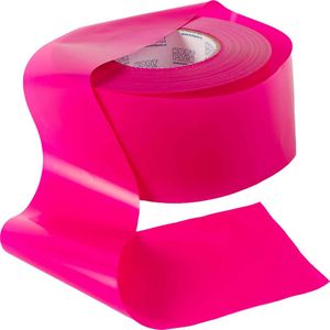 Kortpack - Afzetlint 75mm breed x 100mtr lang, 60my dik - Roze - 1 rol - (029.9950)