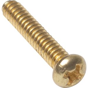 Göldo Singlecoil schroeven 10er Set Linsenhoofd goud - Gitaaronderdeel