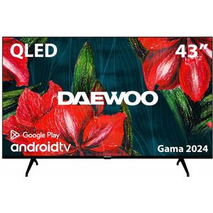 Daewoo D43DM55UQPMS tv 109,2 cm (43"") 4K Ultra HD Zwart 250 cd/m²