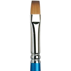Plat Aquarelpenseel met Lange Steel - Ideaal Voor Nauwkeurige Verfapplicatie - Nr. 10 (9 mm)
