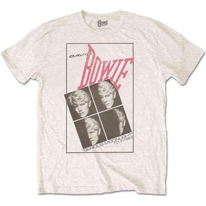 David Bowie - Serious Moonlight Heren T-shirt - XL - Wit