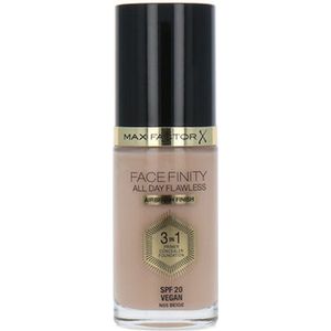 Max Factor Facefinity All Day Flawless 3 in 1 Airbrush Finish Foundation - N55 Beige (Vegan)