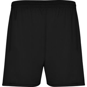 Zwarte heren sportbroek zonder binnenbroek en elastische band met koord model Calcio maat XL