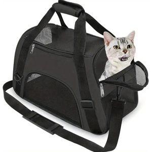 Opvouwbare katten reismand-mt schouderband-Lichtgewicht-Dieren transport-Reismand