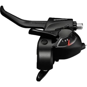 Shifter-/remhendel Shimano Tourney ST-TX800 links - 3 speed - 2-vingers - zwart