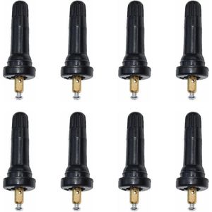 Ventiel voor sensor rubberen ventielvervanging voor bandenspanningscontrolesysteem - Set van 8