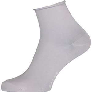 FALKE Cotton Touch korte damessokken - katoen - zilvergrijs (silver) - Maat: 39-42