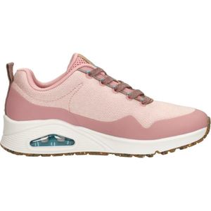 Skechers Uno - Pla-Knit Sneakers Laag - roze - Maat 41
