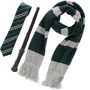 Zac's Alter Ego Harry Potter - Harry Potter Slytherin wizard/witch 3 piece Kostuum Accessoire Set - Groen/Wit