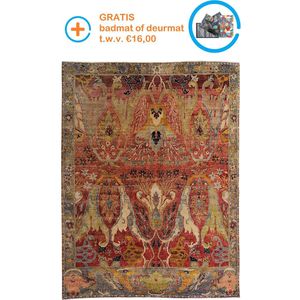 FOTAPIJT - Geweven tapijt- Gebloemd - Bedrukt Vloerkleed - 175x260 cm - 6 mm - Polyester -