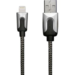Xtreme Mac SILVER Oplader Voor Apple iPhone 5 / 5S / 5C / 6 / 6 PLUS / iPad Mini - USB Lader en Lightning Kabel 1M